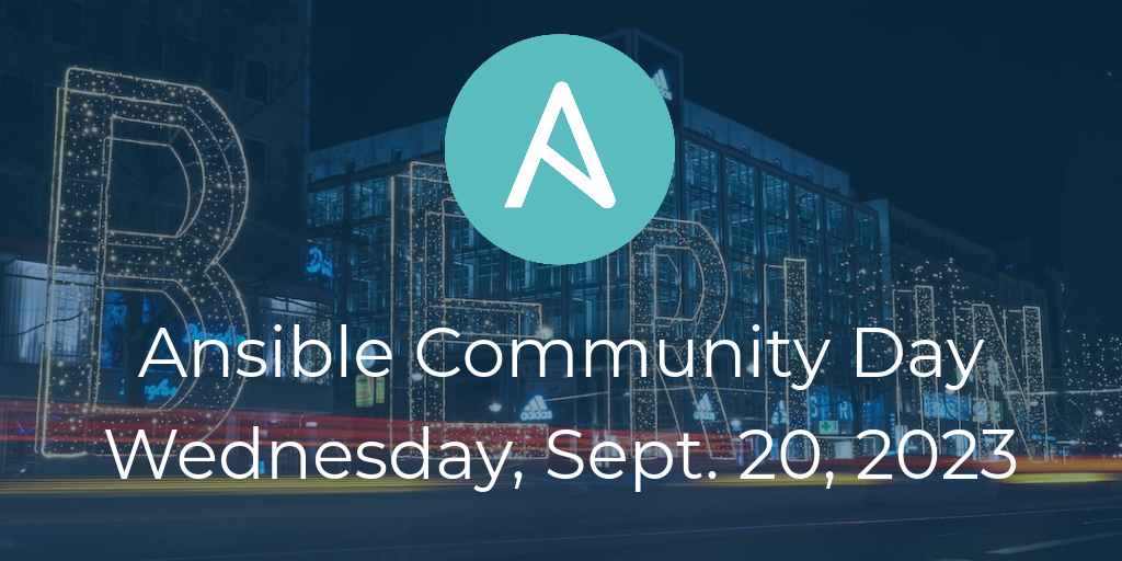 Ansible 社区日徽标